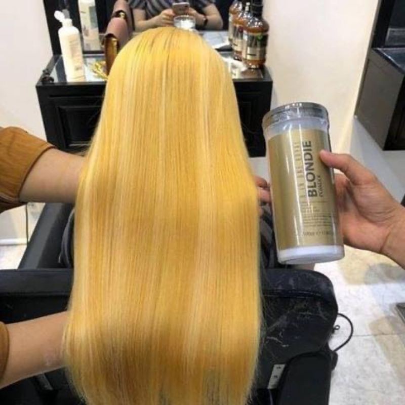 Tẩy tóc Blondie - bột tẩy xanh 9 in one Royal Blondie Power