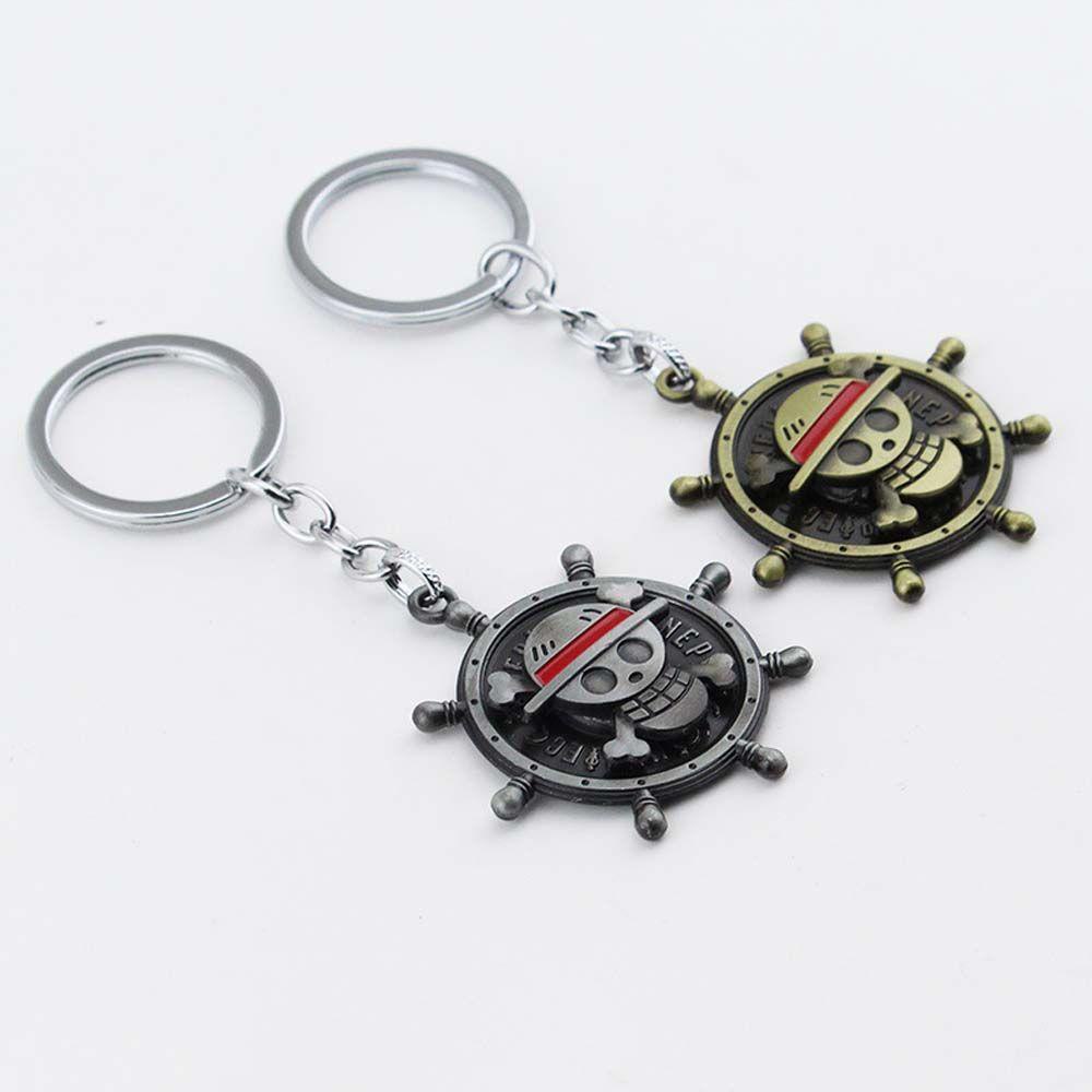 DARNELL Móc Khóa Hình Nhân Vật Hoạt Hình Luffy Dễ Thương