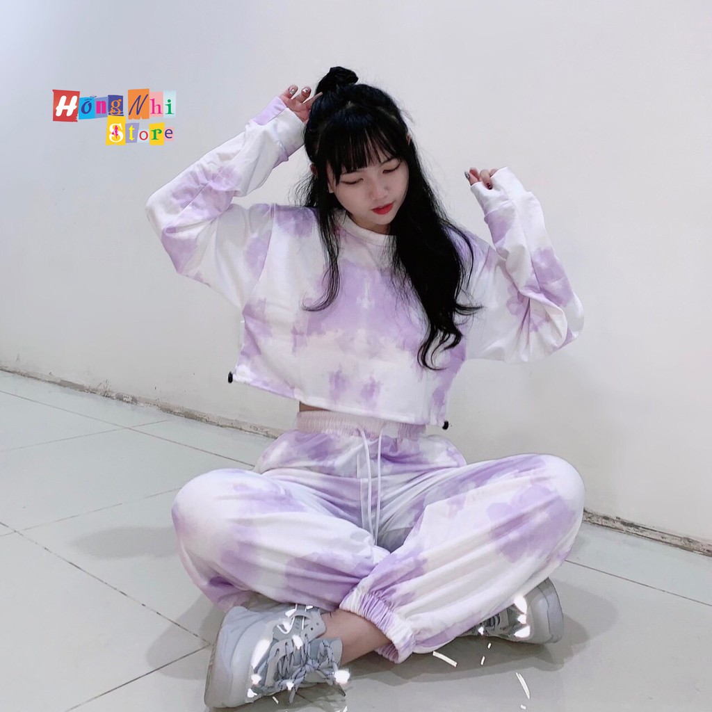 Quần Jogger 3D Ulzzang Unisex Jogger Loang Màu Bo Lai - MM