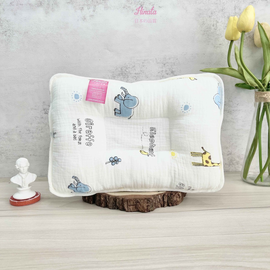 Gối cố định chống móp đầu cho bé HINATA - Hạn chế móp đầu giúp con sâu giấc G14