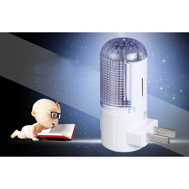 Đèn LED Gắn Tường Phòng Ngủ Đèn Ngủ Phích cắm Bóng Đèn 1W