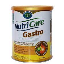 Sữa bột NutriCare Gastro 400g DD Y học cho người bị viêm dạ dày và rối loạn tiêu hoá