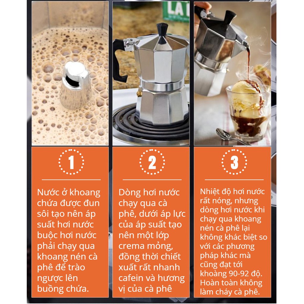 BÌNH PHA CAFE TỰ ĐỘNG _PHONG CÁCH KIỂU Ý