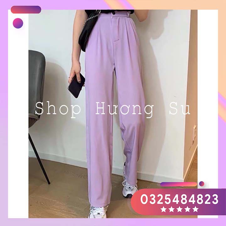 Quần ống rộng culottes xuông dài 100cm-HươngSu-(347-Qan-DuiOgRogDagSuogSizeLon-Tim)