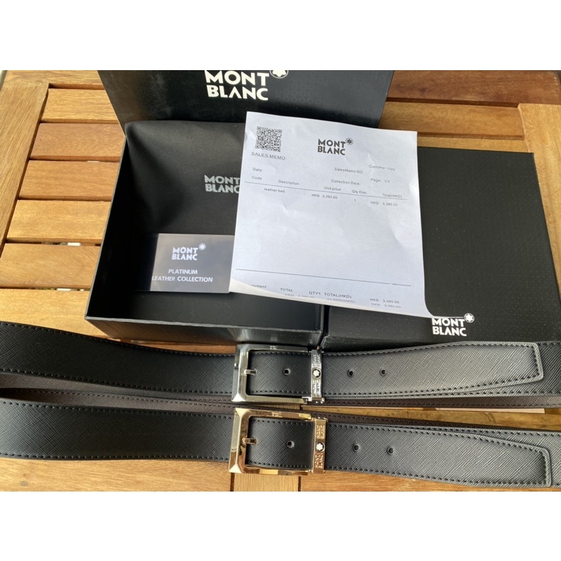 Thắt lưng Montblanc 06 da thật