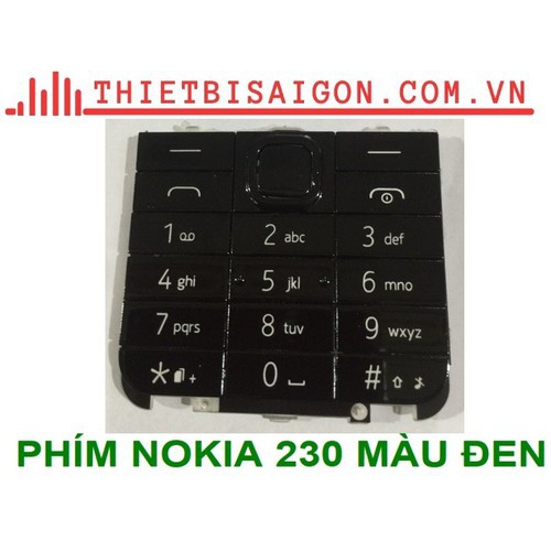 PHÍM NOKIA 230 MÀU ĐEN