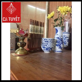 Đũa thờ 10 đôi cắm thẳng gỗ hương