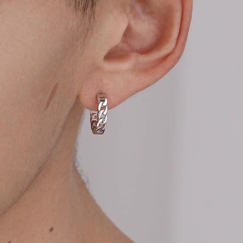 Bông Tai Dạng Xoắn Phong Cách Hip hop Thời Trang Cho Nam