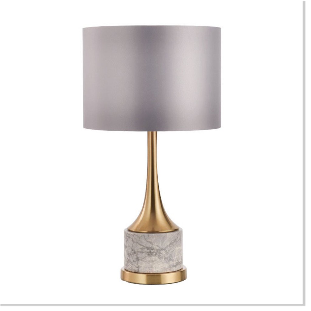 Đèn phòng ngủ trang trí nhà cửa phong cách quý tộc Marble Golden Lamb (Kèm Bóng Đèn)
