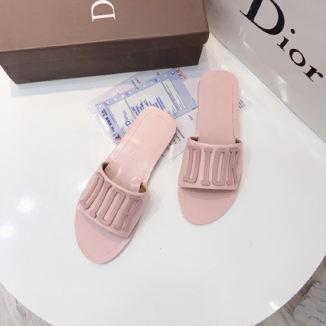 Dép cd quai ngang tag chữ spsl fullbox bill túi giấy