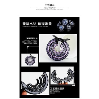 Kẹp búi tóc đính đá sang chảnh cao cấp