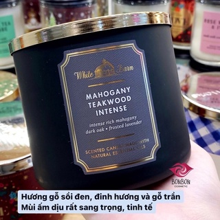 Nến Thơm BBW Bath And Body Works 3 Bấc và 1 Bấc - Bonboncosmetic