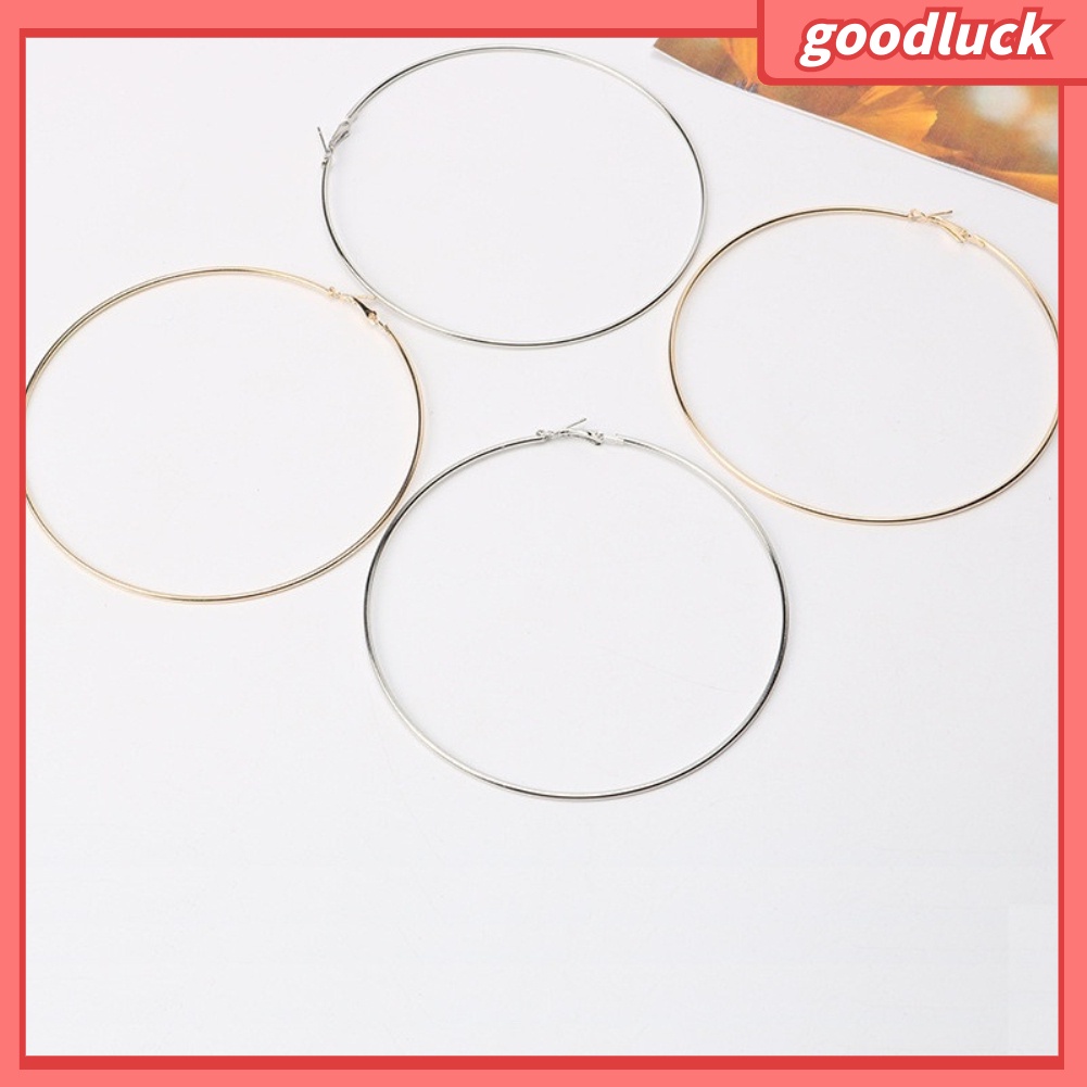 Hoa tai vòng tròn lớn sành điệu trẻ trung