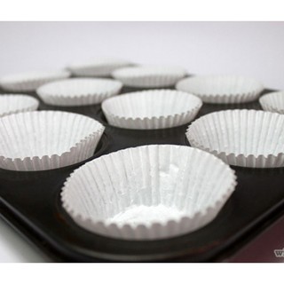 Giấy lót cupcake trắng rẻ số 15 100cái