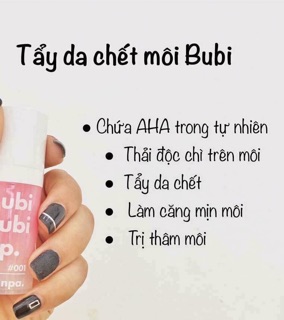 Tẩy da chết môi bubi