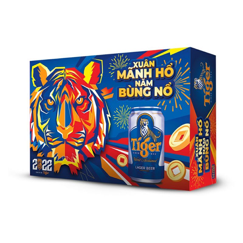 [HỎA TỐC] Bia Tiger lon - 330ml/ lon - QUẬN 1