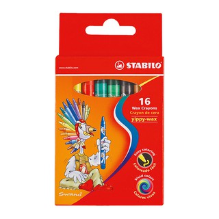 Bút Sáp Màu STABILO Yippy-Wax (16 Màu)