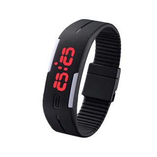 Đồng hồ đèn led thể thao dây silicon chống nướchaz