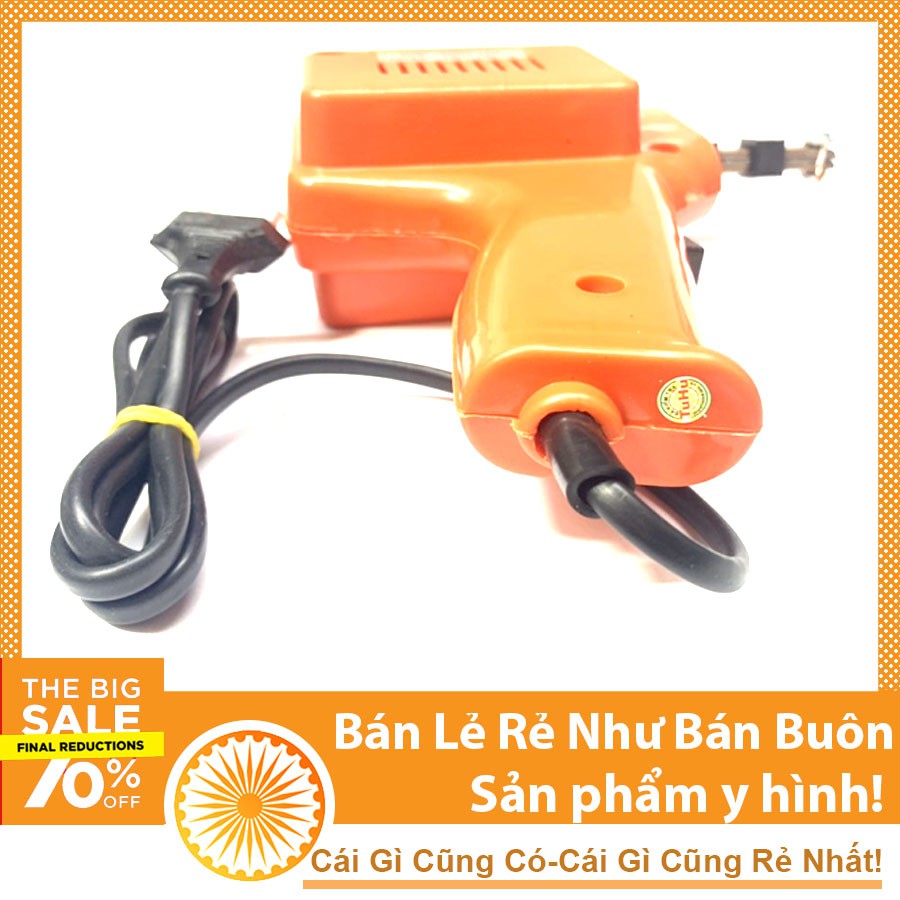 Mỏ Hàn Xung Bách Khoa Hàn Chì Hàn Thiếc Bấm Phát Nóng Luôn Lõi Đồng Nguyên Chất 220V 100W 860g