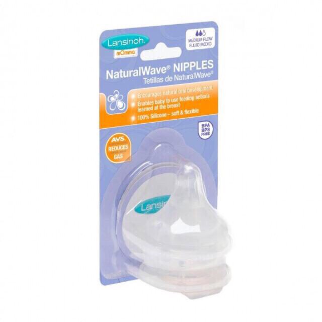 Set 2 Núm ty thay Bình sữa LANSHINOH