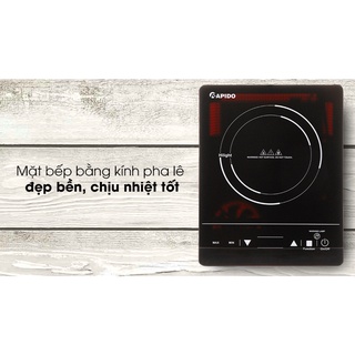 BẾP HỒNG NGOẠI ĐƠN RAPIDO RC-2000ES 2000w