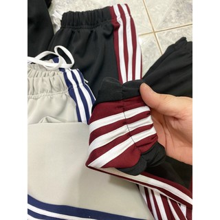 Quần Jogger thun 3 line Trùm Unisex
