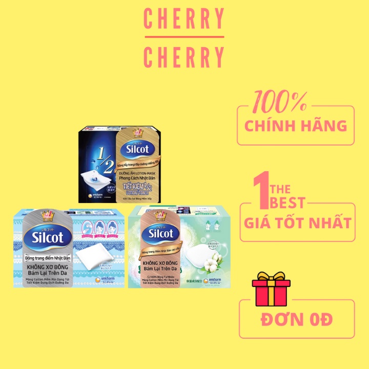 [Chính Hãng] Bông Tẩy Trang Silcot