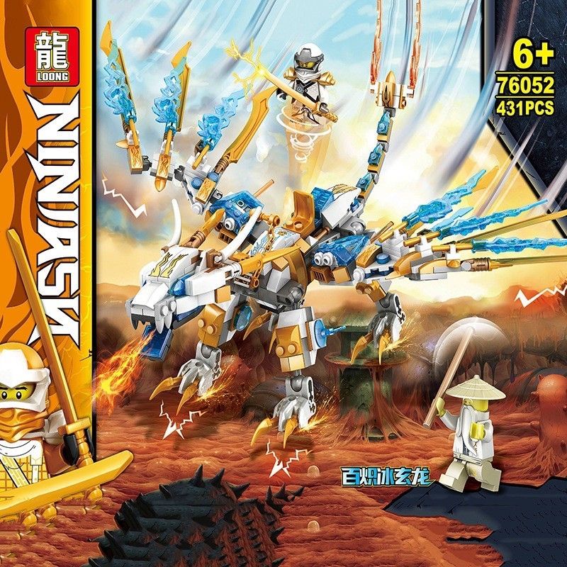 Lego con trai Ninjasn rồng phun lửa 431 miếng ghép