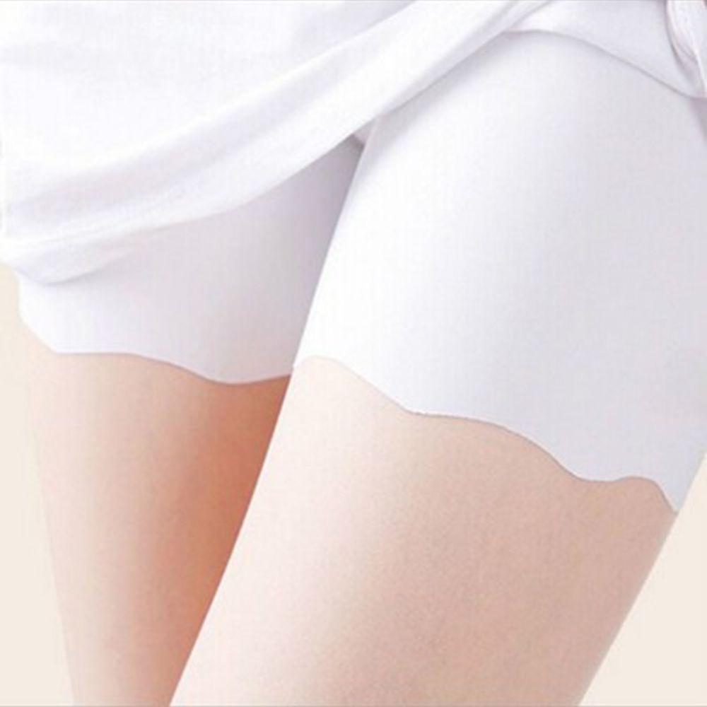 Quần An Toàn Không Đường May Lưng Vừa Vải Lụa Lạnh Thoáng Khí Nhiều Màu Thời Trang Cho Nữ