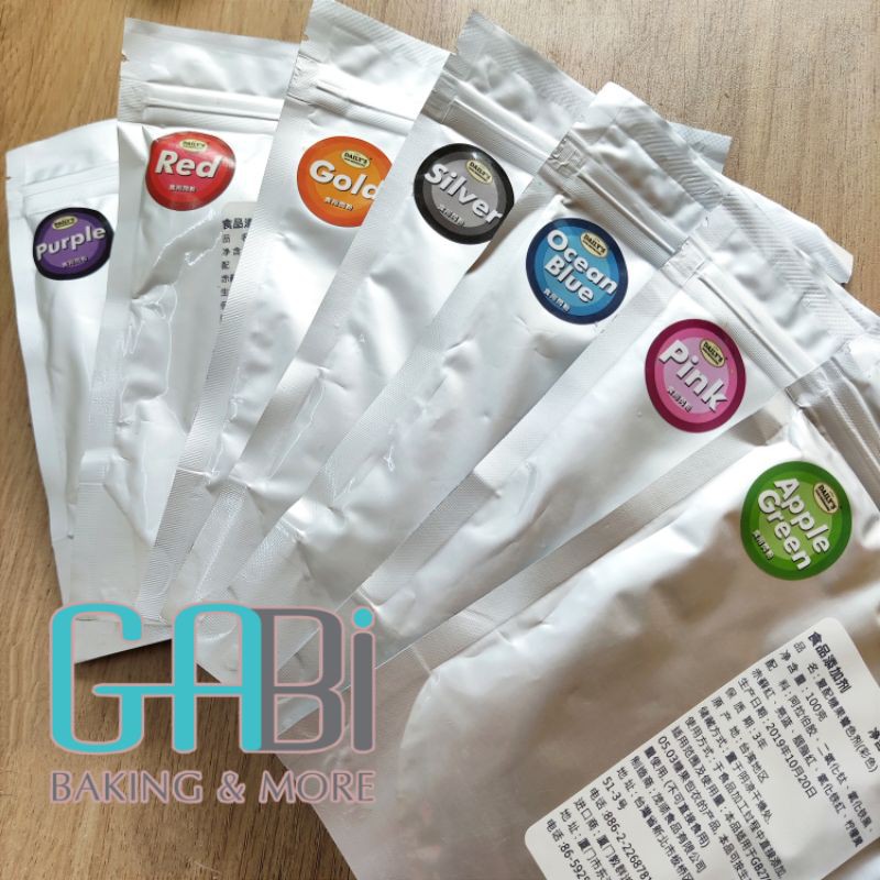 10g Cốm nhũ màu trang trí bánh