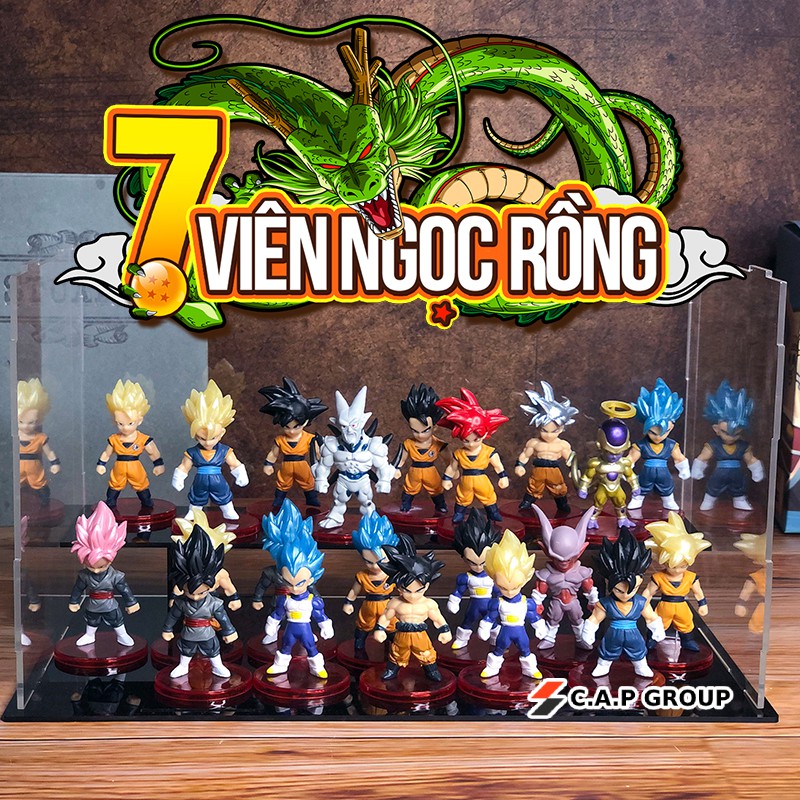 Mô hình Dragon Ball chibi nhân vật 7 Viên Ngọc Rồng Songoku - Kiểu 1 - 00X