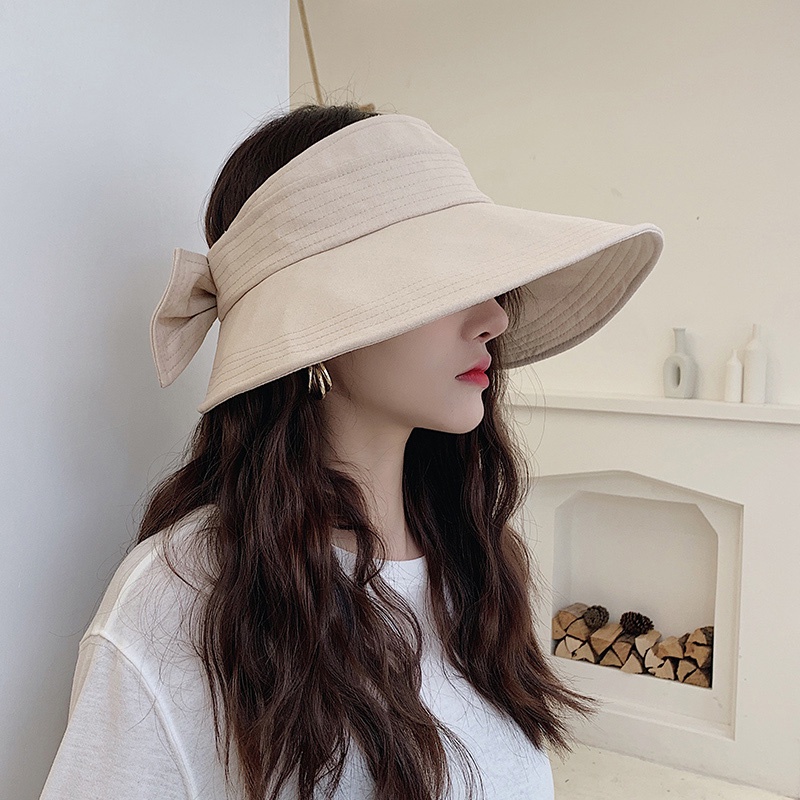 Mũ Vành Rộng Hở Chóp Chống Tia UV/Nắng/Chống Tia UV Phong Cách Nhật Bản