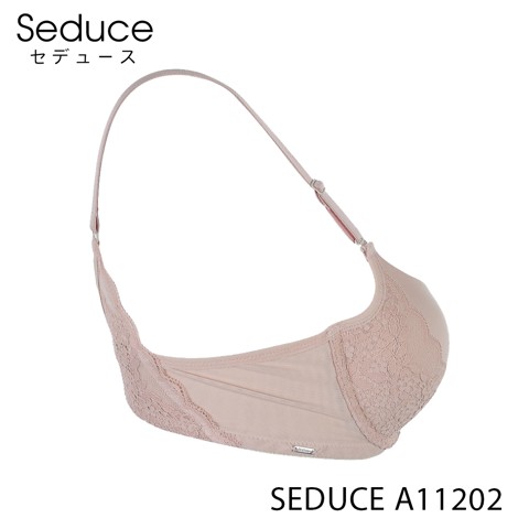 Áo Lót Nữ Trơn Phối Ren Mút Vừa Có Gọng Full Cup Seduce A11202