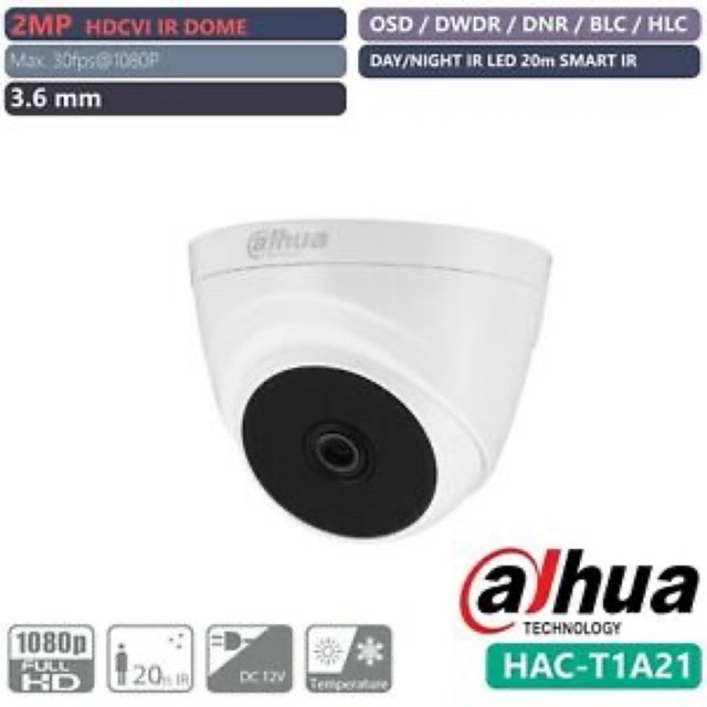 Camera Dh-hac-B1A21P /T1A21P Dahua chính hãng bh 24 tháng | BigBuy360 - bigbuy360.vn