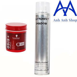 Combo Gôm Shadow 320ML và Sáp Osis
