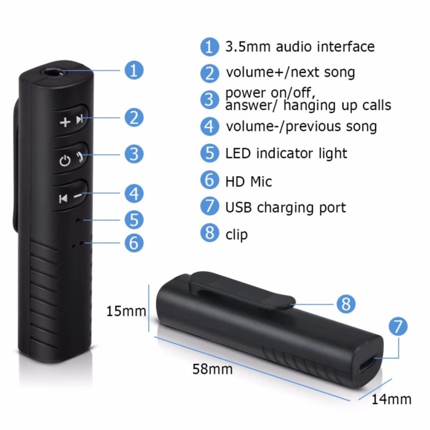 Thiết bị thu tín hiệu âm thanh Bluetooth cao cấp đa dụng