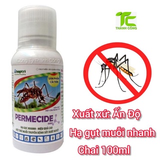 Thuốc diệt muỗi Permecide 50EC chai 100ml hạ gụt nhanh hiệu quả