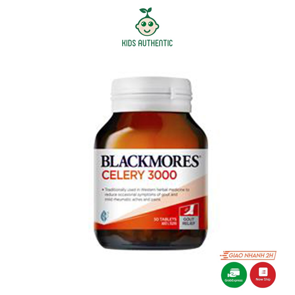 Viên uống hỗ trợ điều trị gout Celery 3000 Blackmores Úc 50 viên - Đủ bill tem chemist