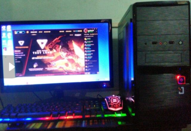 pc chiến game giá siêu rẻ , card gtx 650  , chiến mượt lol , fifa ... tặng kèm chuột và bàn phím led 7 màu , màn 20 inch | BigBuy360 - bigbuy360.vn