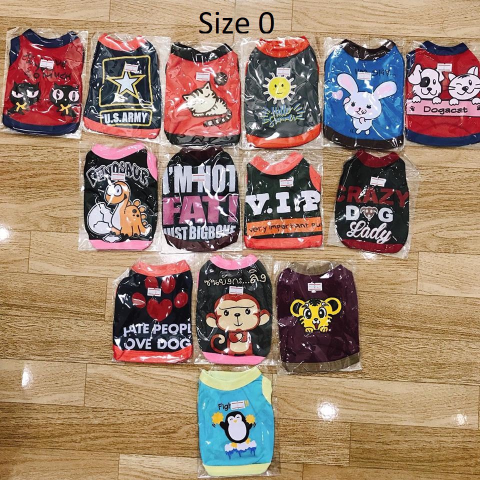 Áo Thái Cho Thú Cưng Từ Size 0-6