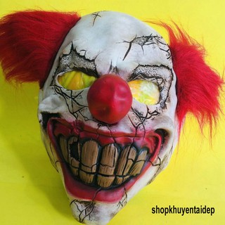 Mặt nạ chú Hề vui nhộn - Mặt Nạ Hóa Trang Chú Hề Halloween