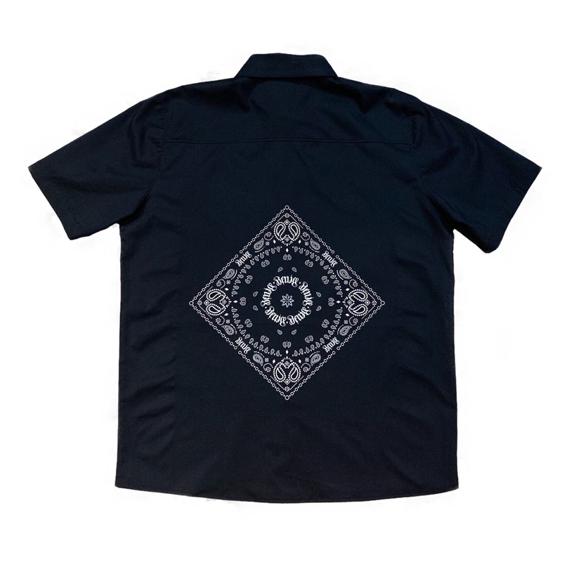 Áo sơ mi Hiphop Unisex nam nữ ngắn tay Bandana Shirt Localbrand