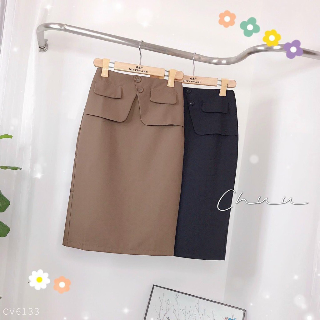 Chân váy công sở mi di dáng ôm chất liệu cực đẹp | BigBuy360 - bigbuy360.vn