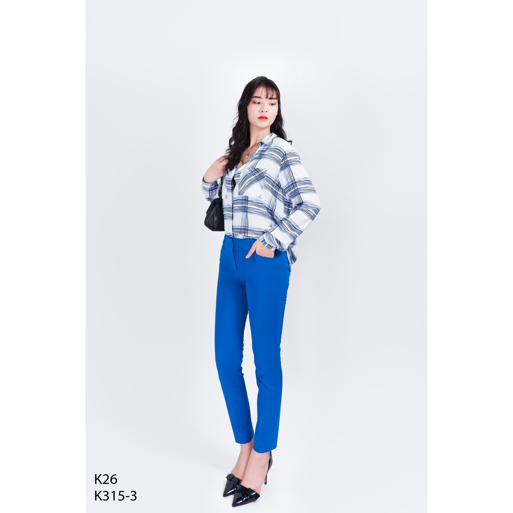 Áo sơ mi nữ tay dài cách điệu cổ đức thời trang công sở dành cho những ai yêu thích thời trang V Fashion K26.1