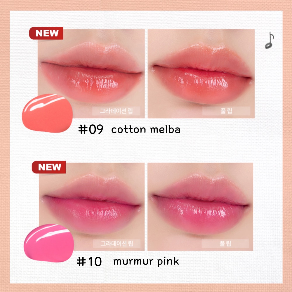 ROMAND  Son tint bạc hà / bạc hà / bạc hà Hàn Quốc / nước dưỡng ẩm / chống lem màu / phong cách la mã / Hàn Quốc