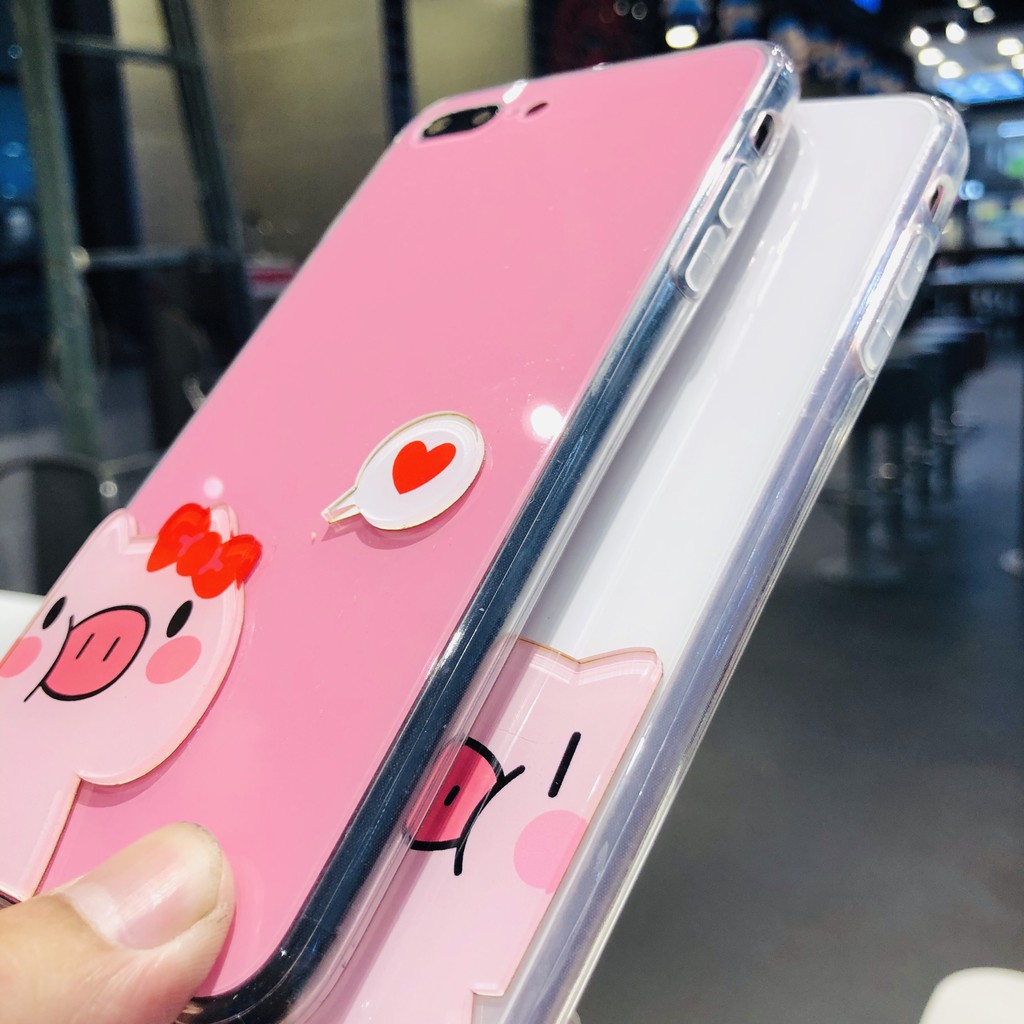 [ IPHONE ] Ốp Lưng Heo Trái Tim Cartoon 3D - C037 | BigBuy360 - bigbuy360.vn