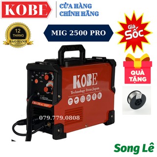 Máy Hàn Mig 5 Chức Năng MiNi KOBE  MIG2500 PRO - Khồng Cần Sử Dụng Khí - Tặng Full Phụ Kiện