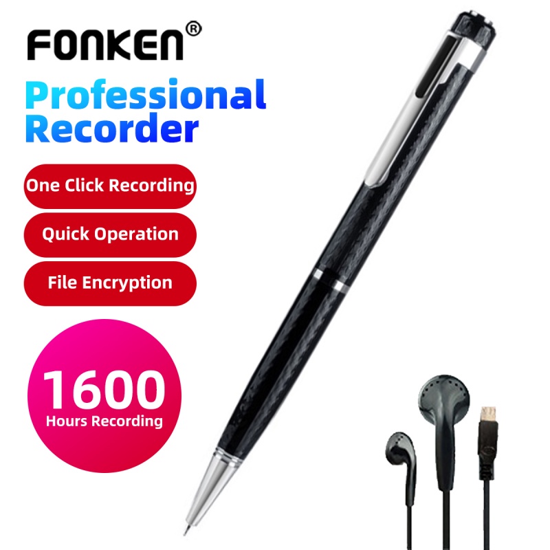 Bút ghi âm Fonken chuyên nghiệp di động thời gian dài