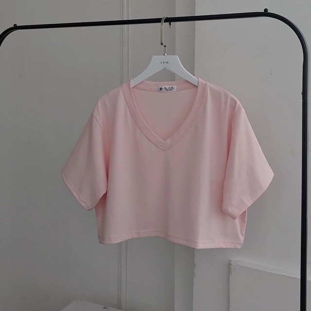 ÁO CROPTOP CỔ TIM