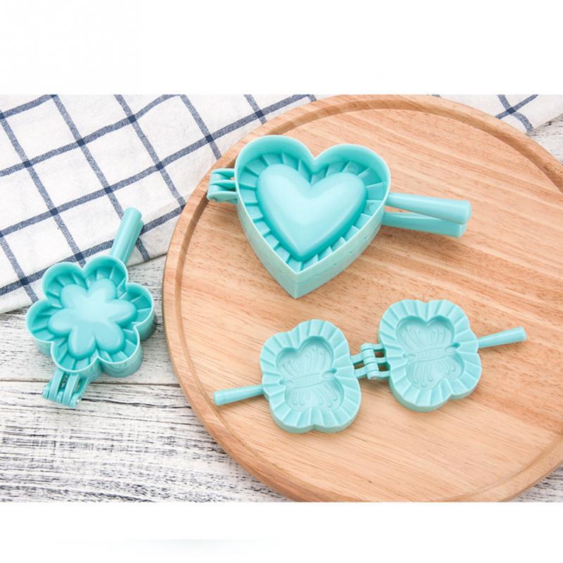 Set 3 khuôn làm há cảo hình trái tim/bướm/bông hoa/bướm DIY